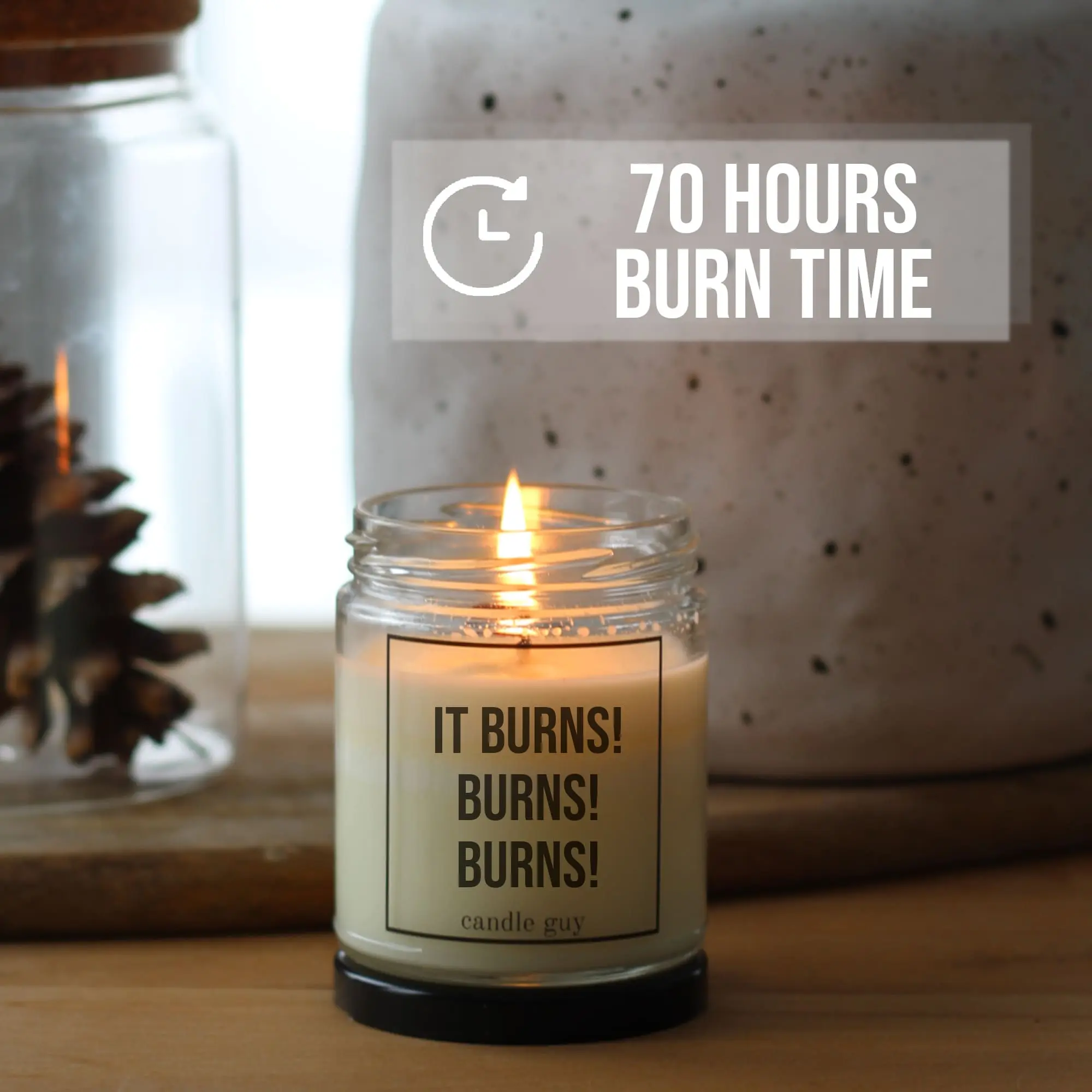 candle guy Scented Candle I wish my problems were as small as my