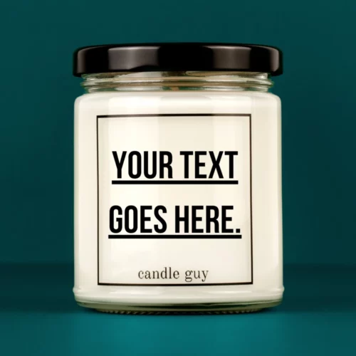 Personalized Candle with your Custom Message
