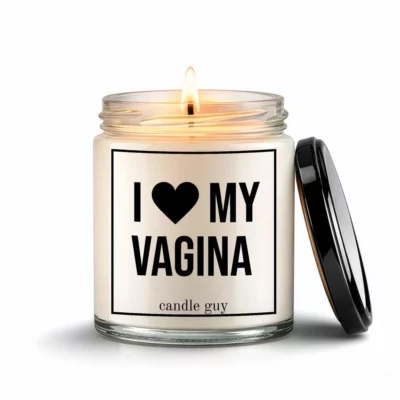 candle guy scented candle I love my vagina
