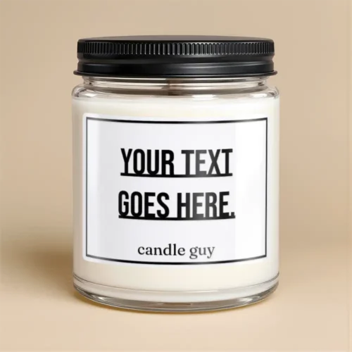 Personalized Candle with your Custom Message