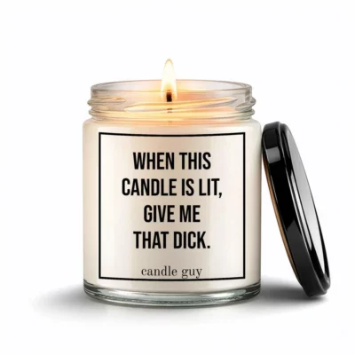 candle guy scented candle When this candle is lit
